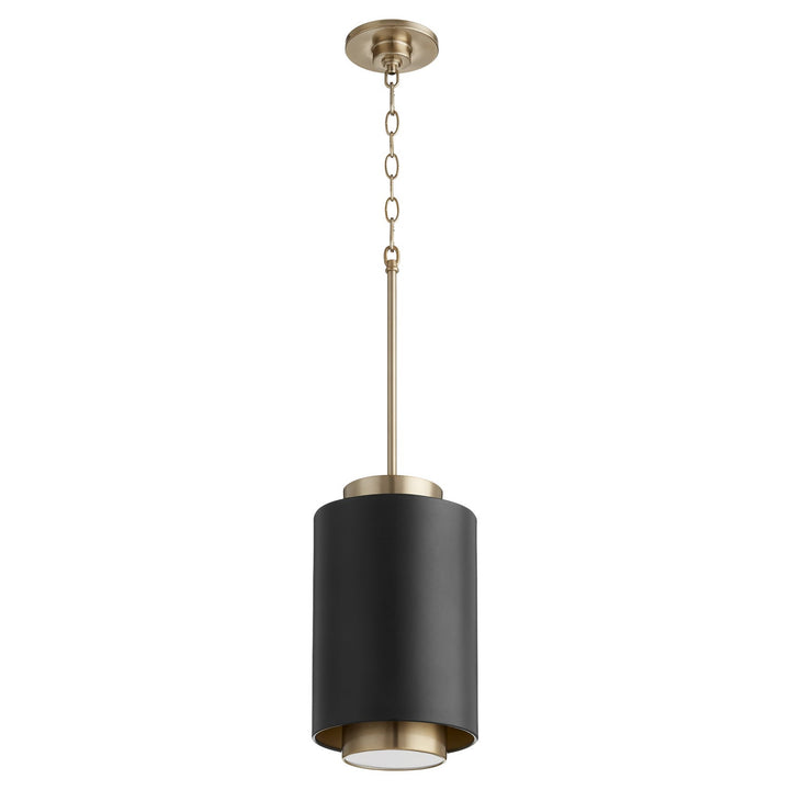 Quorum Cylinder Pendants 8008-6980 Pendant Light - Textured Black