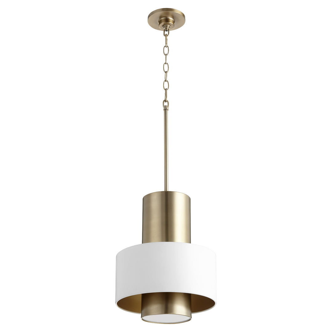 Quorum Cylinder Drum Pendants 8011-0880 Pendant Light - Studio White