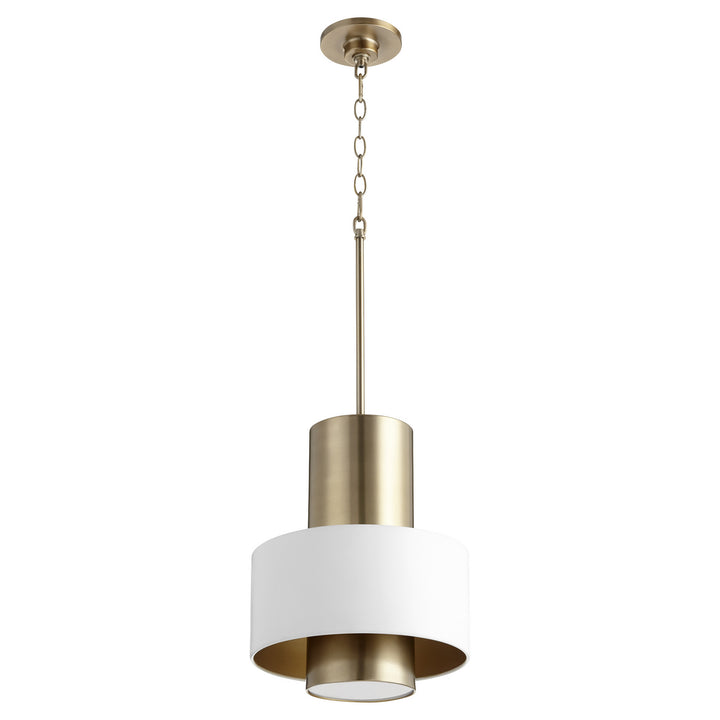 Quorum Cylinder Drum Pendants 8011-0880 Pendant Light - Studio White