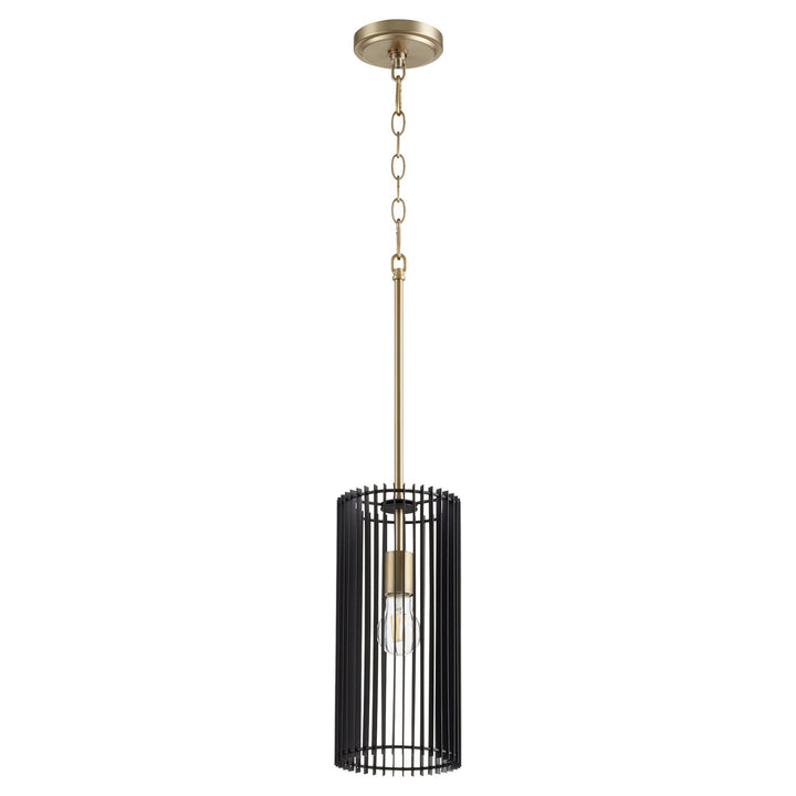 Quorum Finura 817-1-80 Pendant Light - Aged Brass