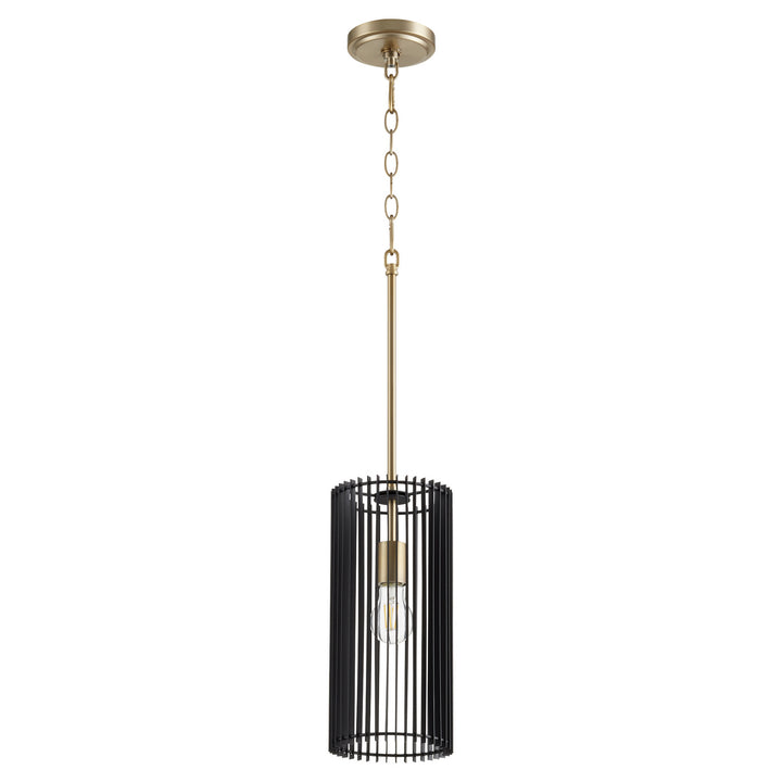 Quorum Finura 817-1-80 Pendant Light - Aged Brass