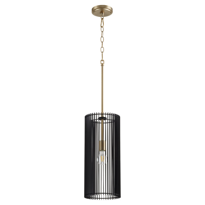 Quorum Finura 818-1-80 Pendant Light - Aged Brass