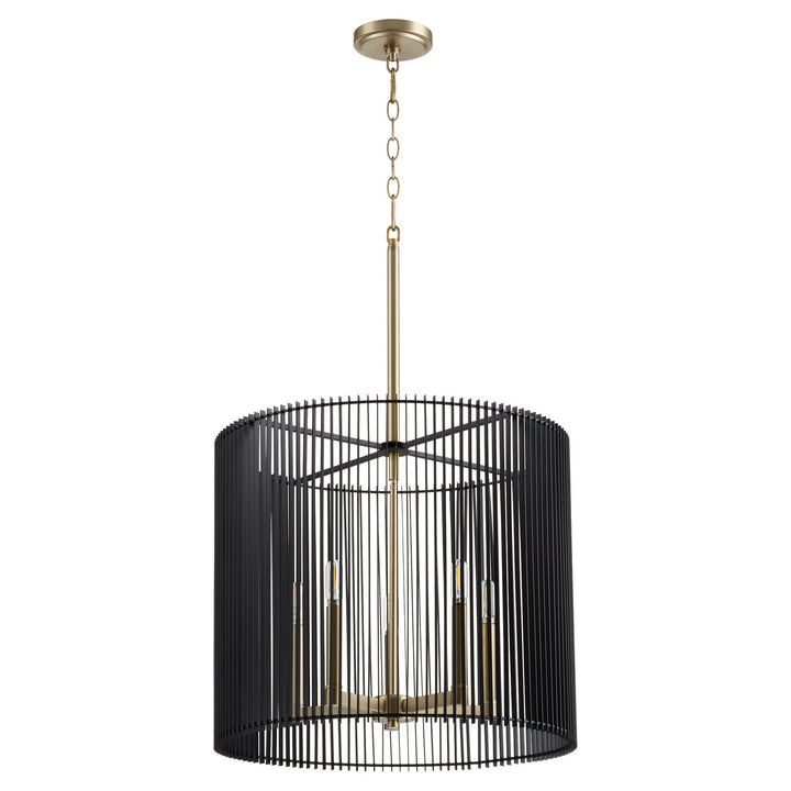 Quorum Finura 819-5-80 Chandelier Light - Aged Brass
