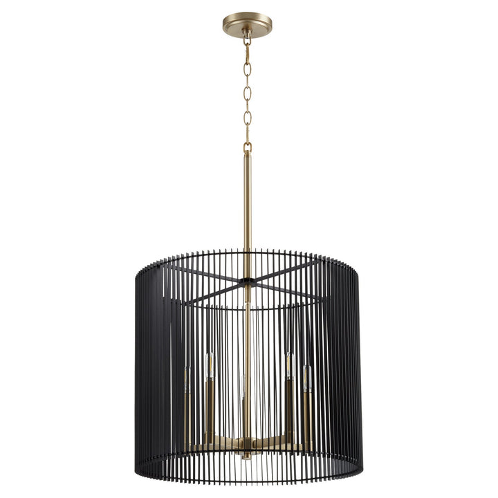 Quorum Finura 819-5-80 Chandelier Light - Aged Brass