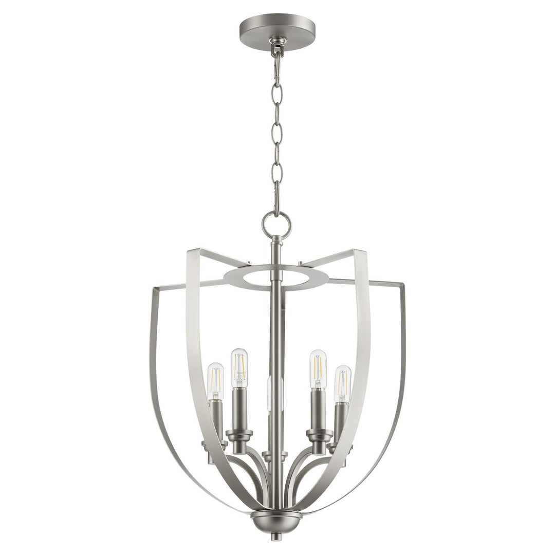 Quorum Dakota 8202-5-65 Chandelier Light - Satin Nickel