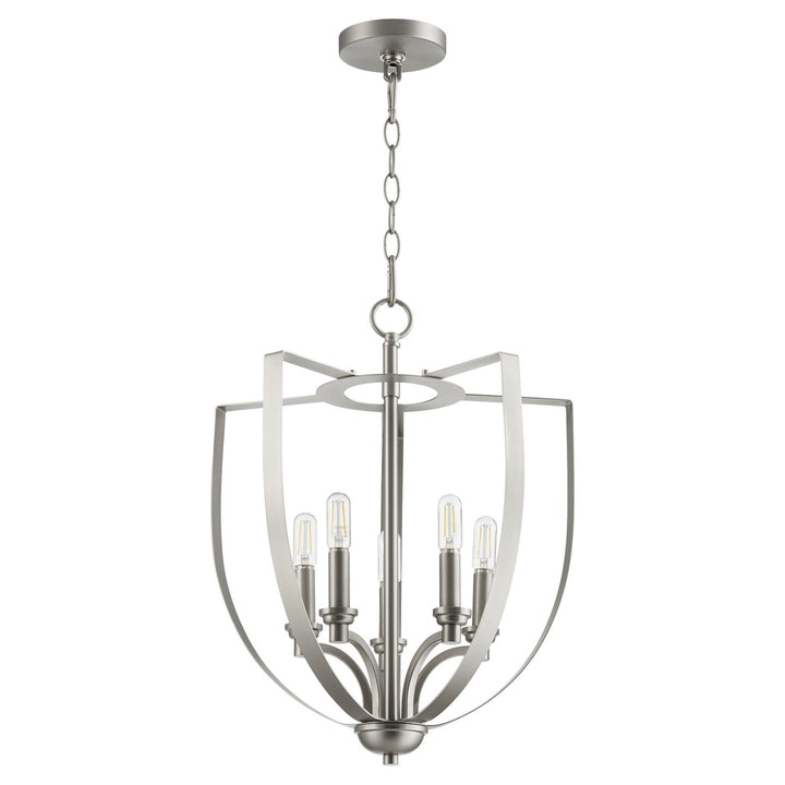 Quorum Dakota 8202-5-65 Chandelier Light - Satin Nickel