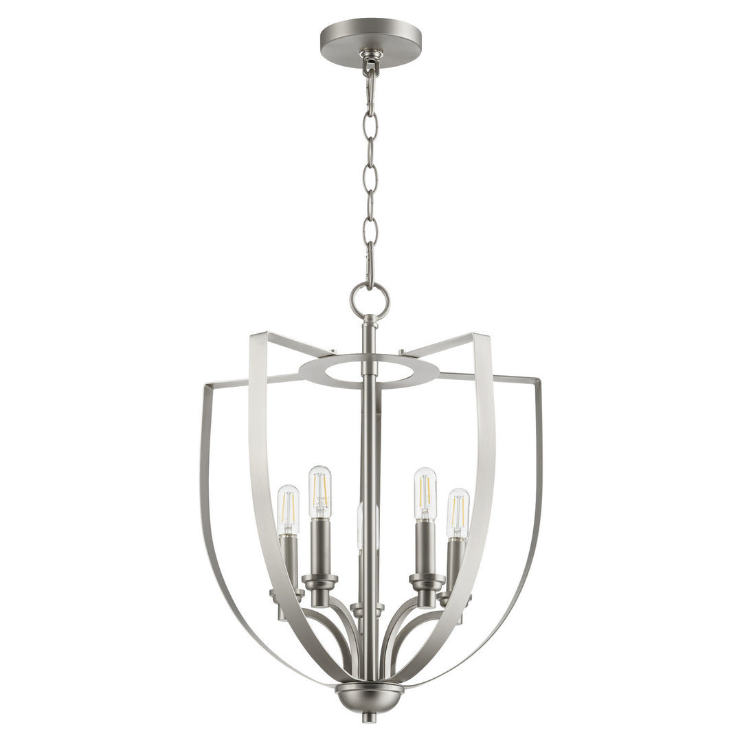 Quorum Dakota 8202-5-65 Chandelier Light - Satin Nickel