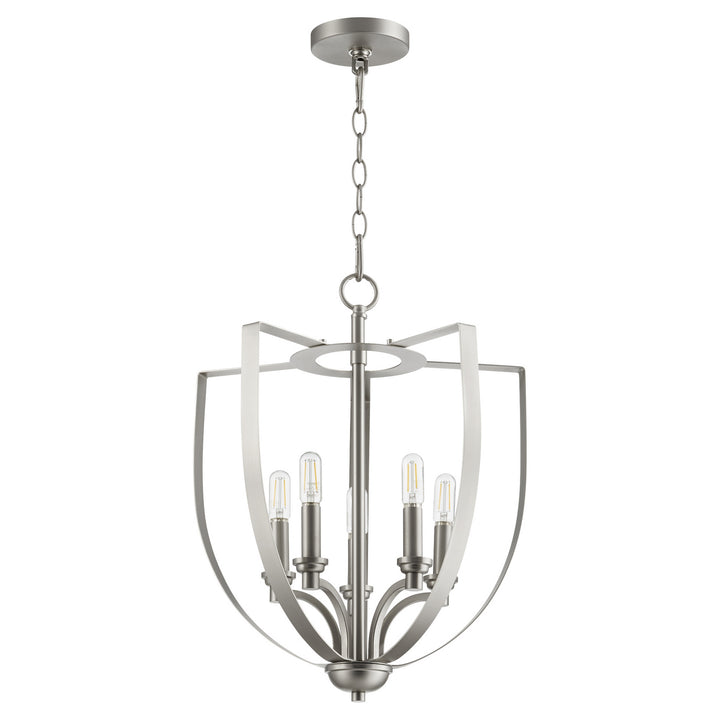 Quorum Dakota 8202-5-65 Chandelier Light - Satin Nickel
