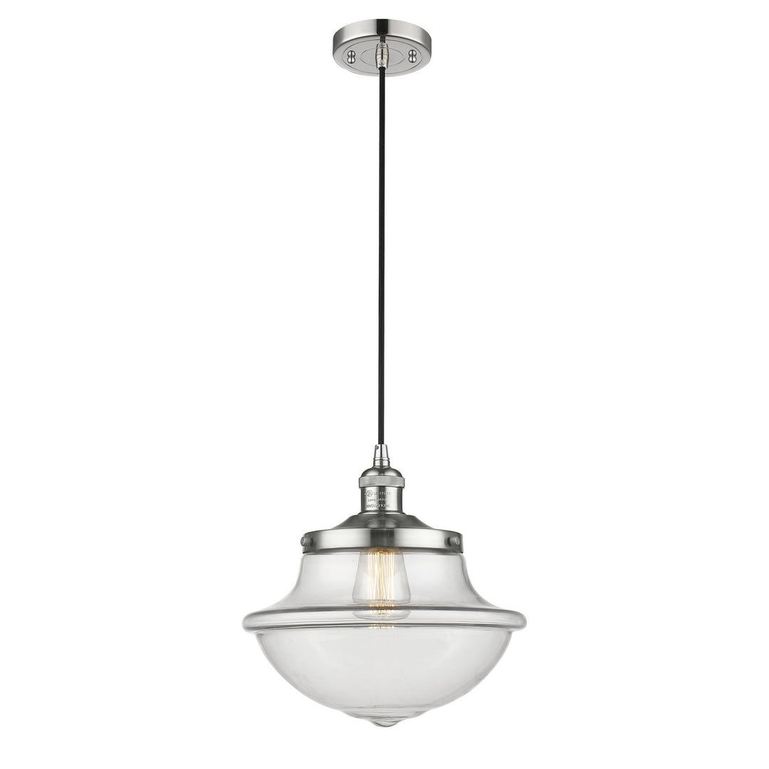 Innovations Franklin Restoration 201C-PN-G542 Pendant Light - Polished Nickel