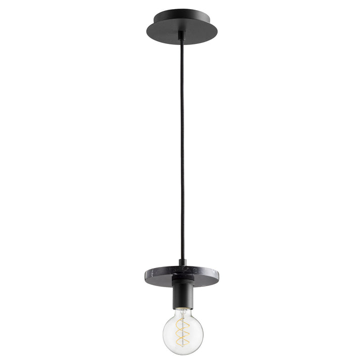 Quorum Marble Pendants 822-1569 Pendant Light - Noir W/ Black Marble