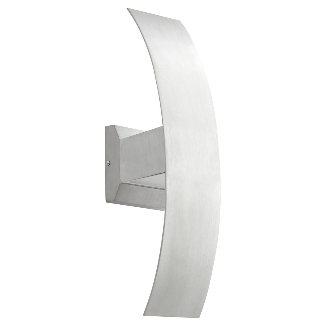 Quorum Curvo 9722-16 Outdoor - Brushed Aluminum