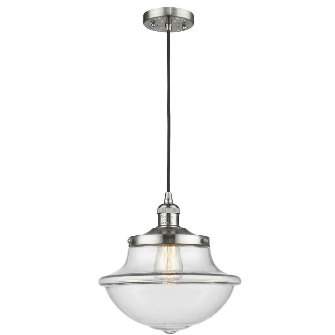 Innovations Franklin Restoration 201C-SN-G542-LED Pendant Light - Brushed Satin Nickel