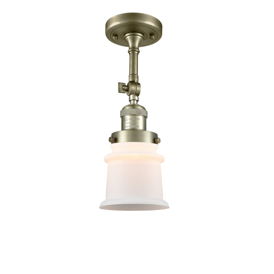 Innovations Franklin Restoration 201F-AB-G181S Ceiling Light - Antique Brass