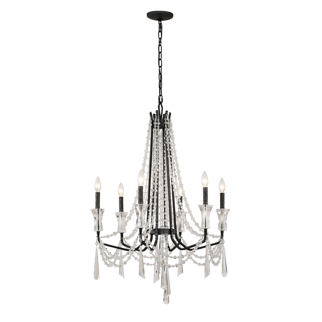 Varaluz Barcelona 270C06OX Chandelier Light - Onyx