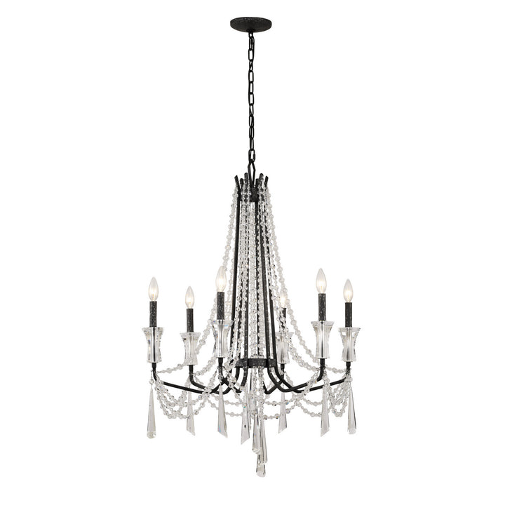 Varaluz Barcelona 270C06OX Chandelier Light - Onyx