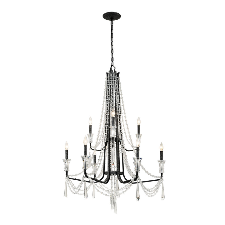 Varaluz Barcelona 270C09OX Chandelier Light - Onyx