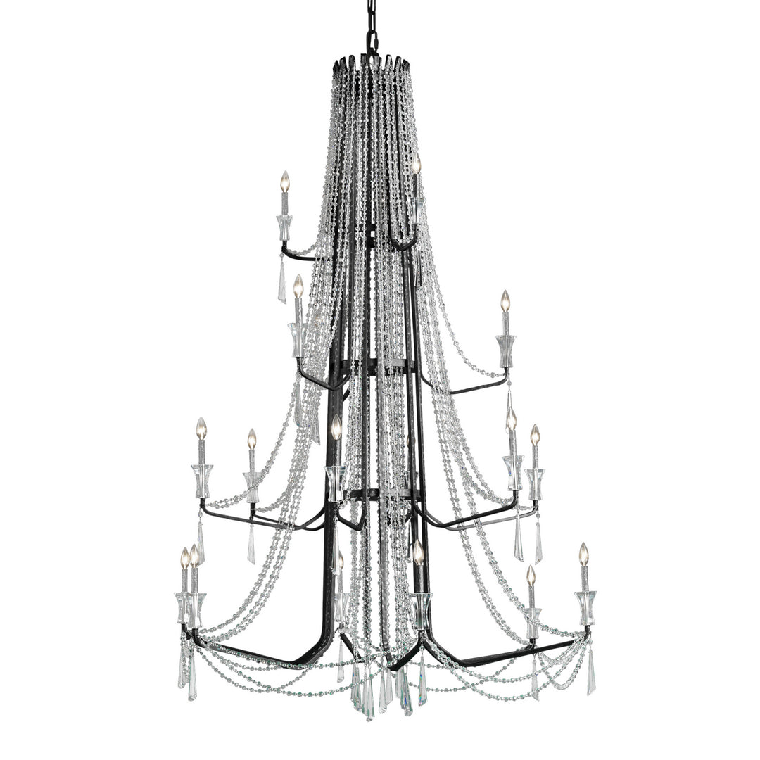 Varaluz Barcelona 270C18OX Chandelier Light - Onyx
