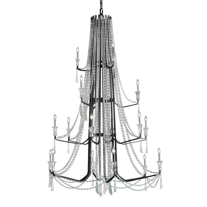 Varaluz Barcelona 270C18OX Chandelier Light - Onyx