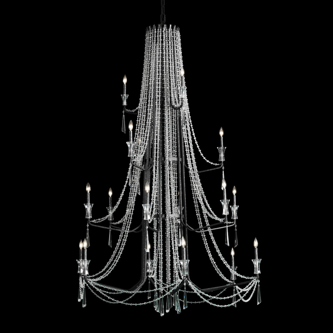 Varaluz Barcelona 270C18OX Chandelier Light - Onyx