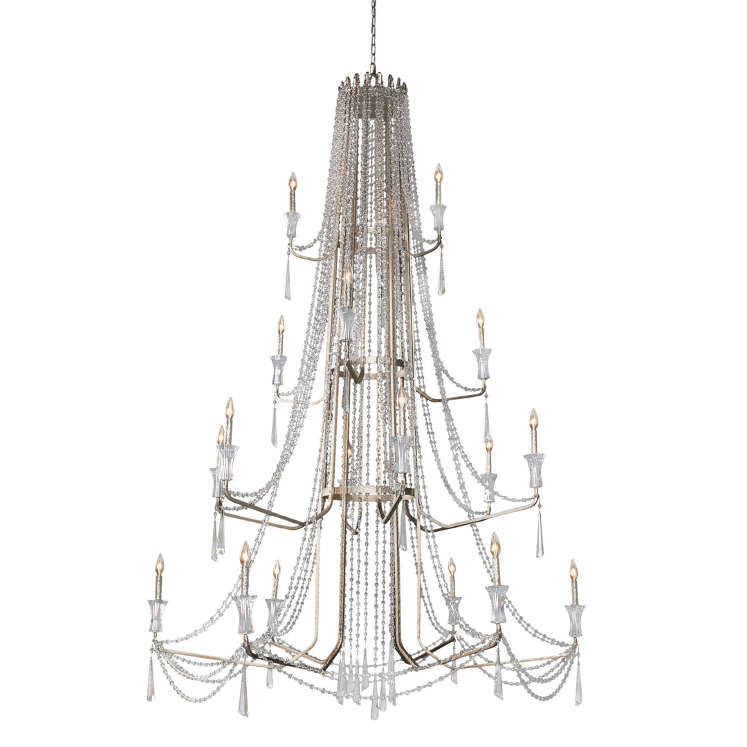 Varaluz Barcelona 270C18TR Chandelier Light - Transcend Silver