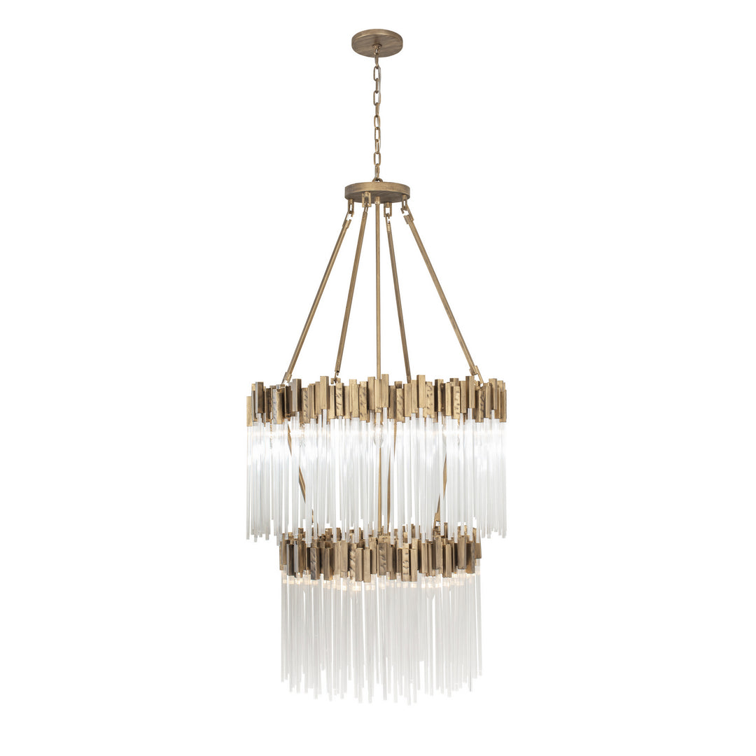 Varaluz Matrix 309C14HG Chandelier Light - Havana Gold