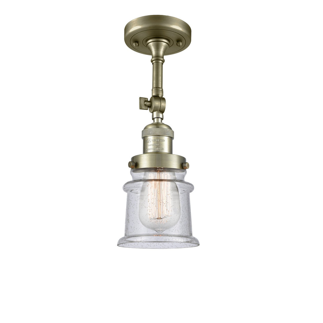 Innovations Franklin Restoration 201F-AB-G184S-LED Ceiling Light - Antique Brass