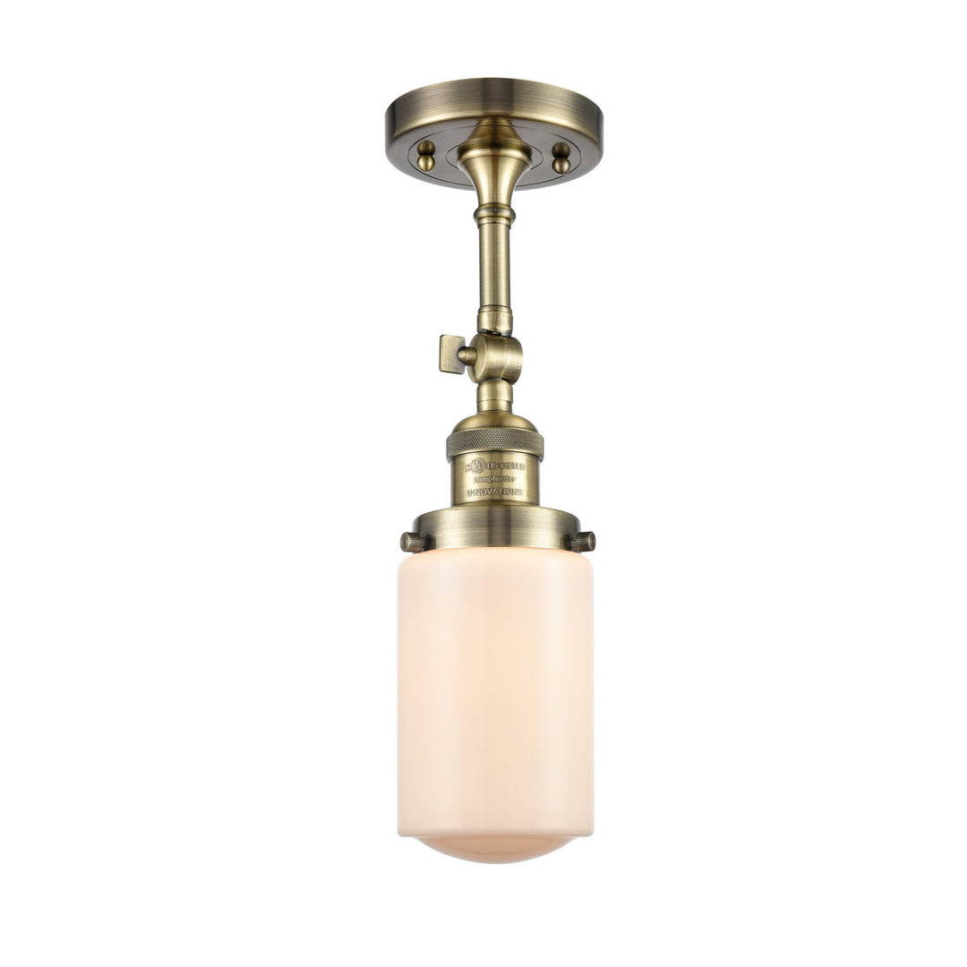 Innovations Franklin Restoration 201F-AB-G311 Ceiling Light - Antique Brass
