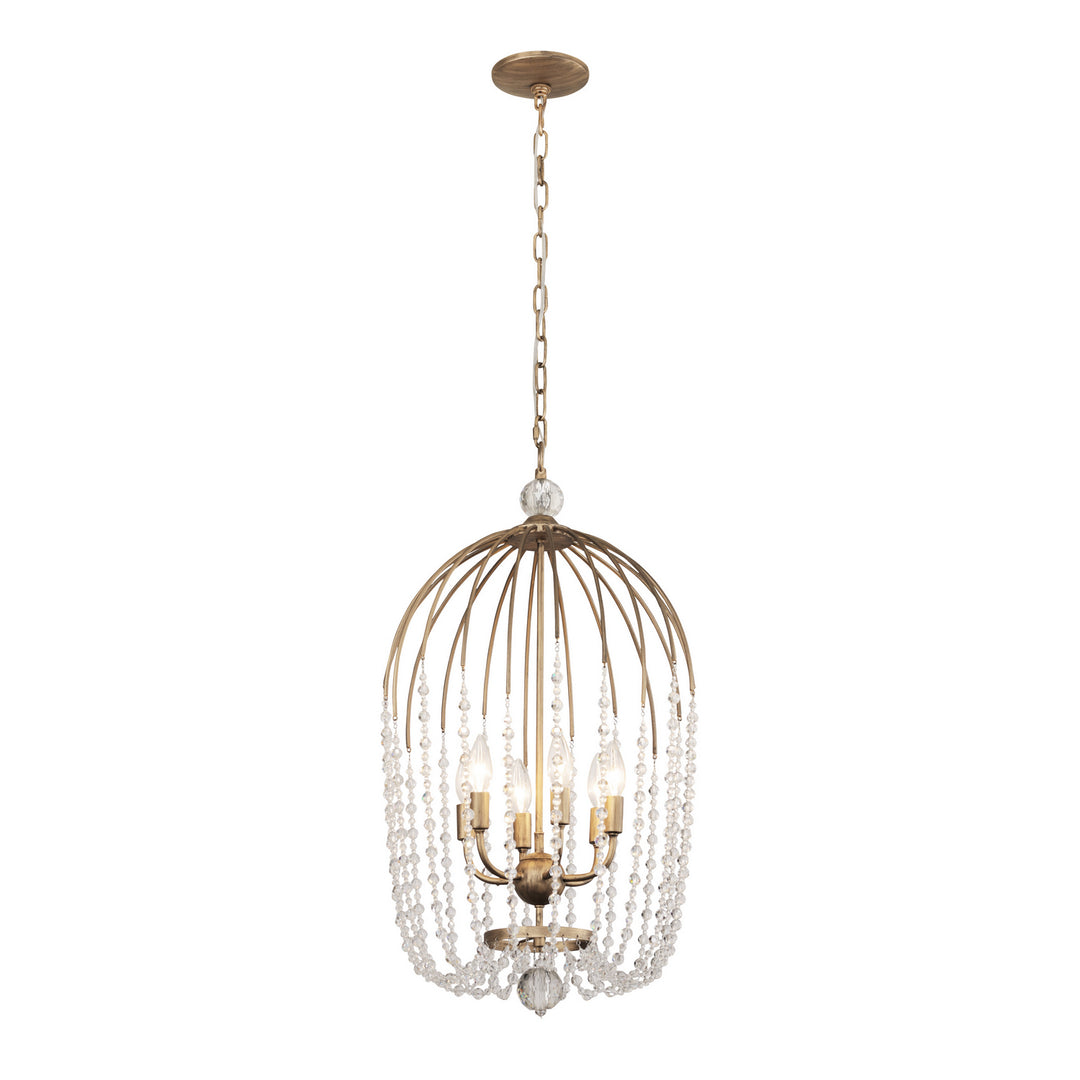 Varaluz Voliere 343F06HG Chandelier Light - Havana Gold