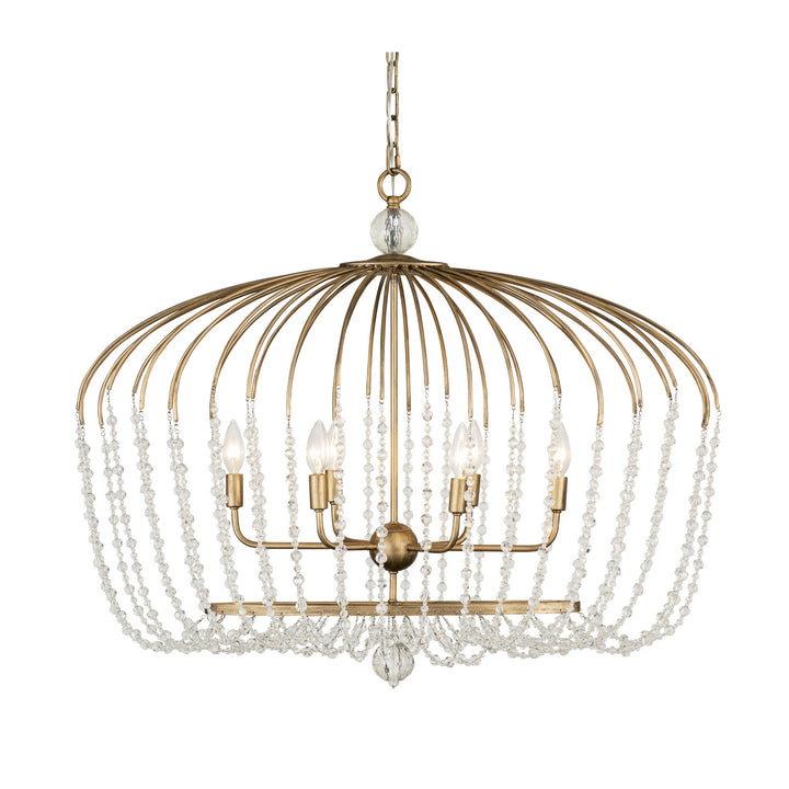 Varaluz Voliere 343N06HG Chandelier Light - Havana Gold