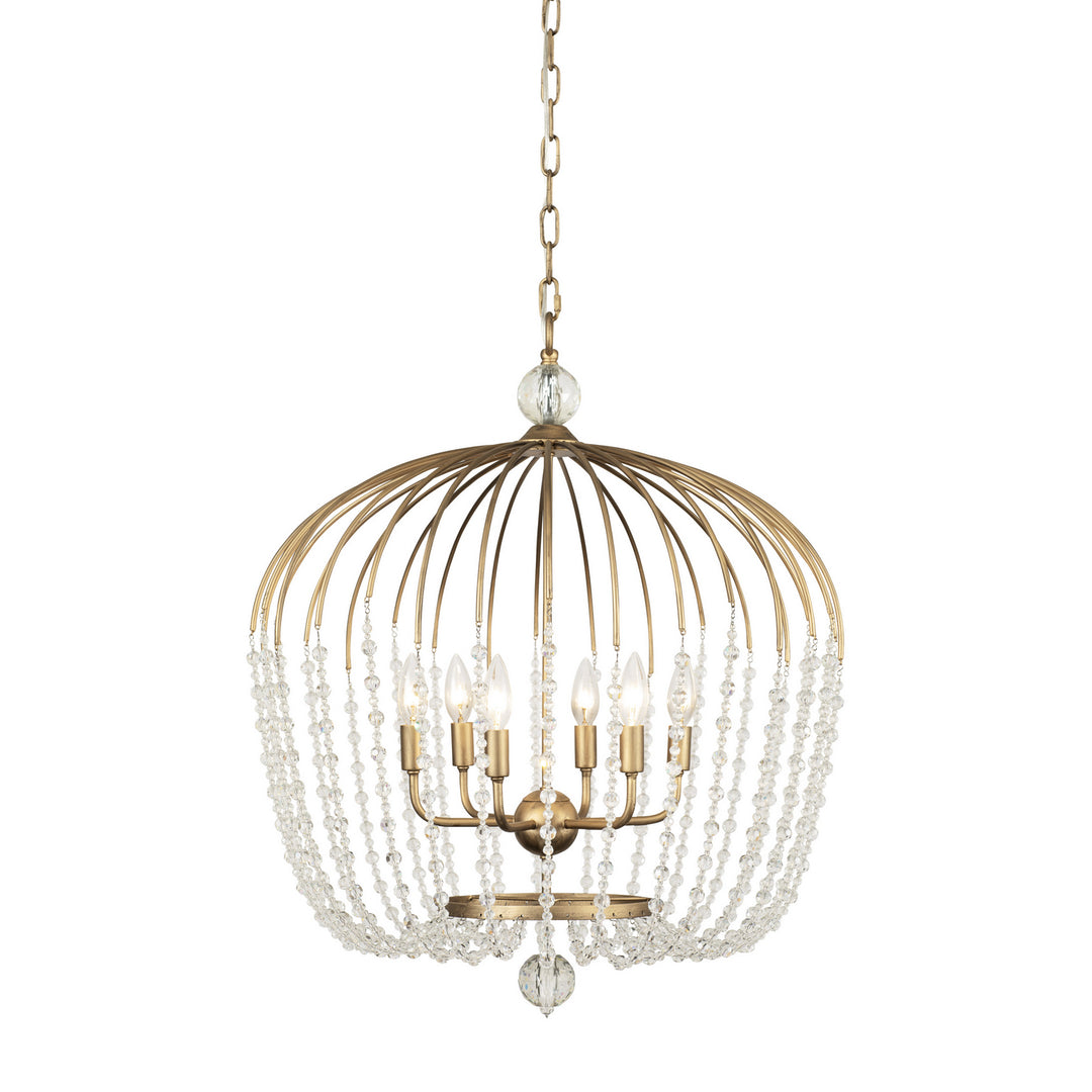 Varaluz Voliere 343P06HG Chandelier Light - Havana Gold