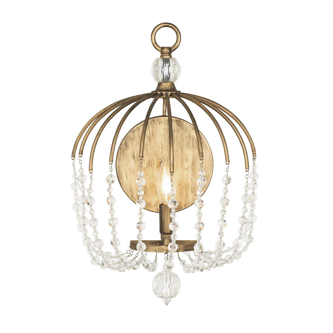 Varaluz Voliere 343W01HG Wall Sconce Light - Havana Gold