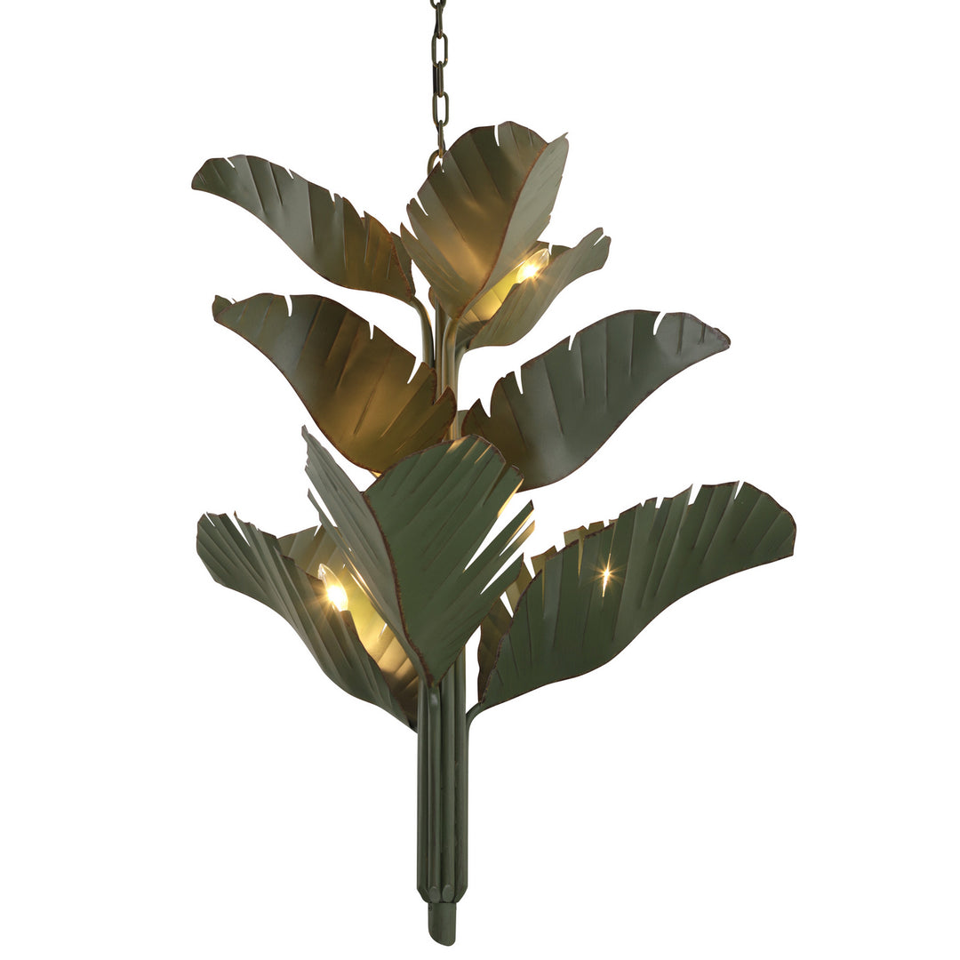 Varaluz Banana Leaf 901C09 Chandelier Light - Banana Leaf
