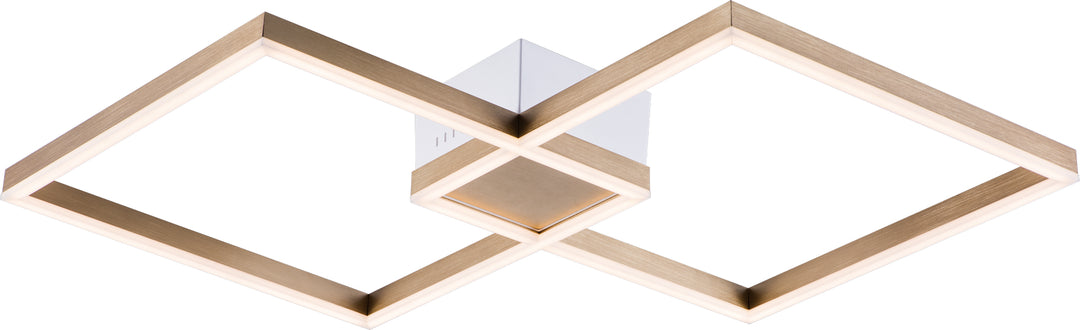 PageOne Fractal PC010104-BC Ceiling Light - Brushed Champagne