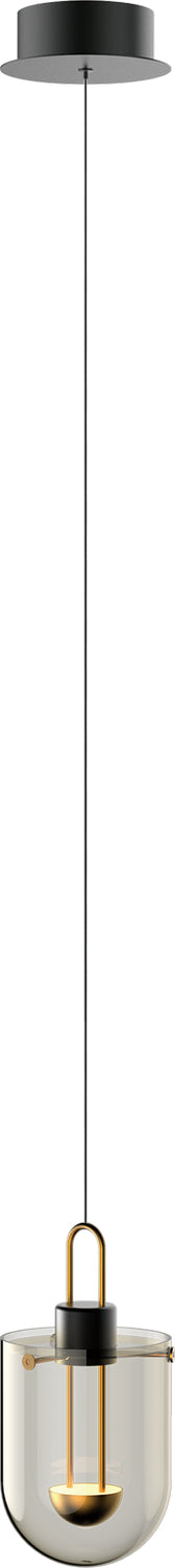 PageOne Century PP121365-SDG/SBN Pendant Light - Satin Dark Gray
