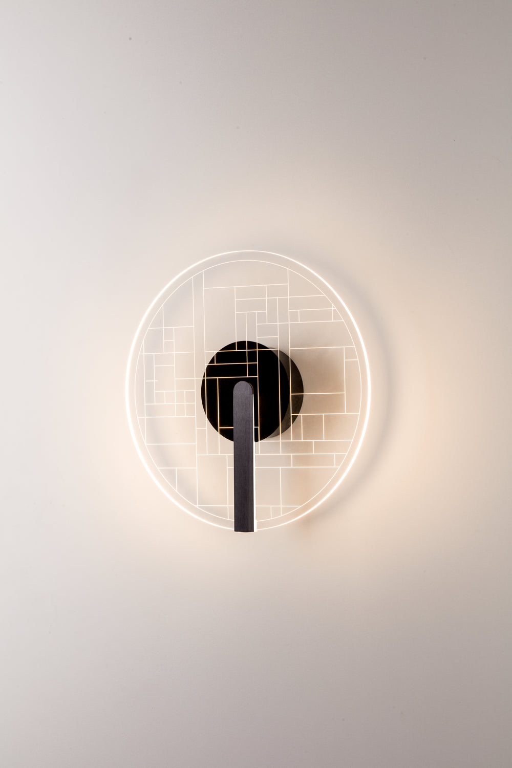 PageOne Circuit PW030051-SDG/CL Wall Light - Satin Dark Gray