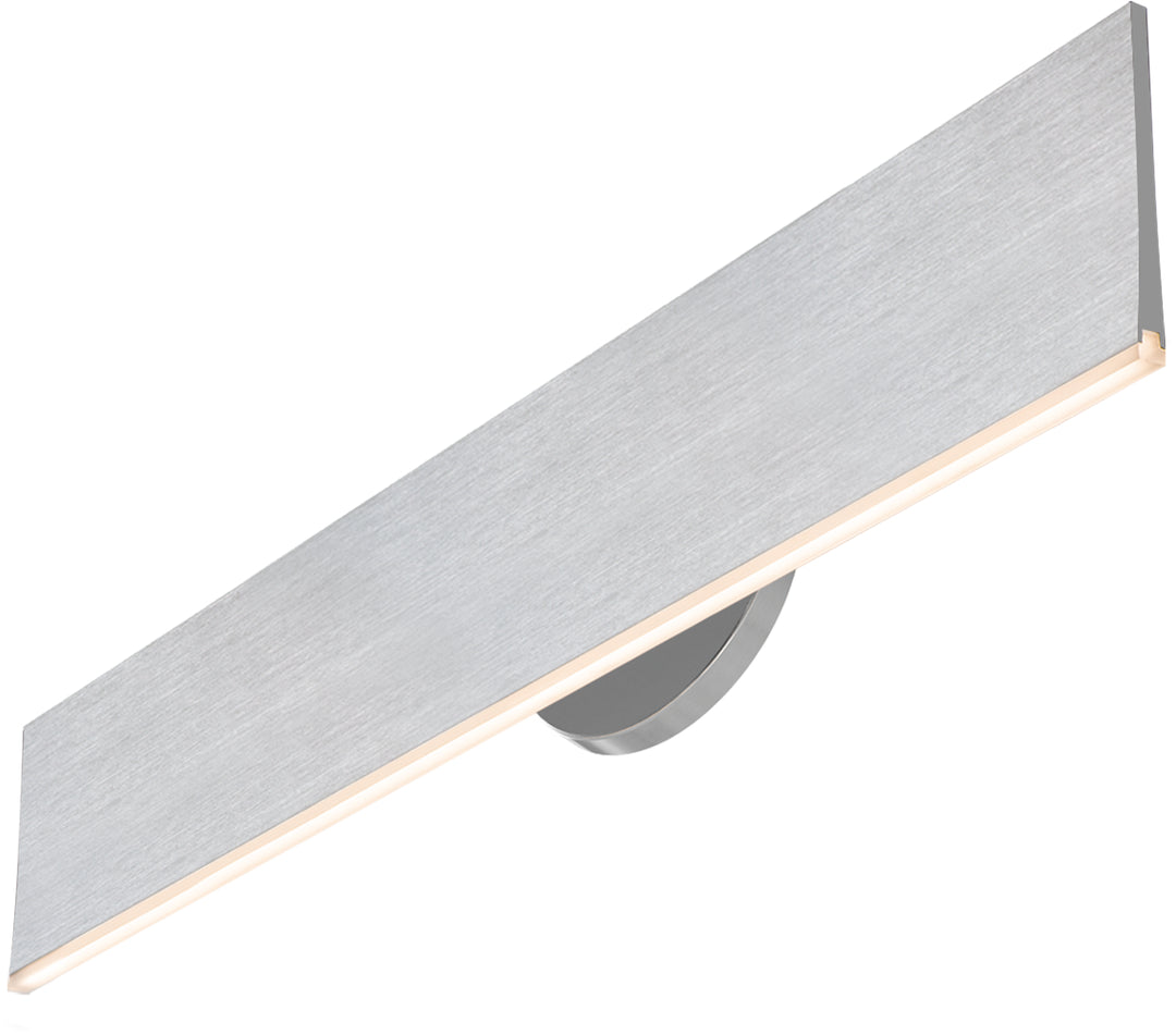 PageOne Prometheus PW131022-AL Bath Vanity Light 20 in. wide - Brushed Aluminum
