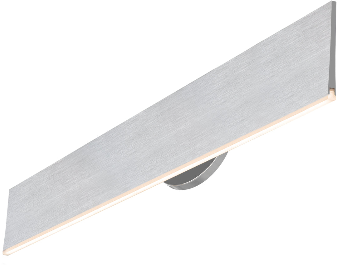 PageOne Prometheus PW131023-AL Bath Vanity Light 27 in. wide - Brushed Aluminum