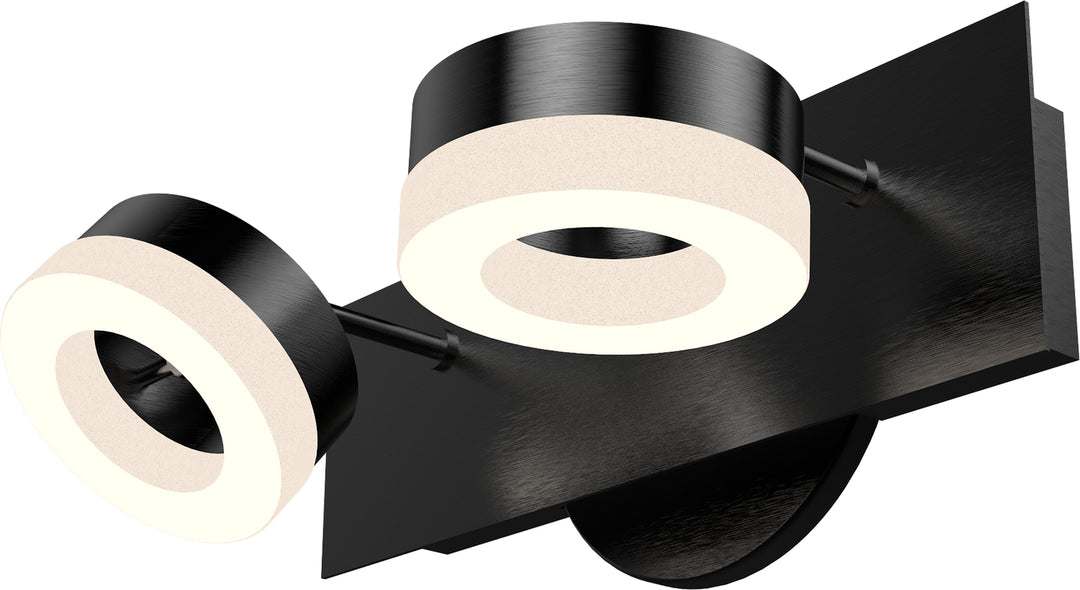 PageOne Variety PW131038-SDG Bath Vanity Light 10 in. wide - Satin Dark Gray