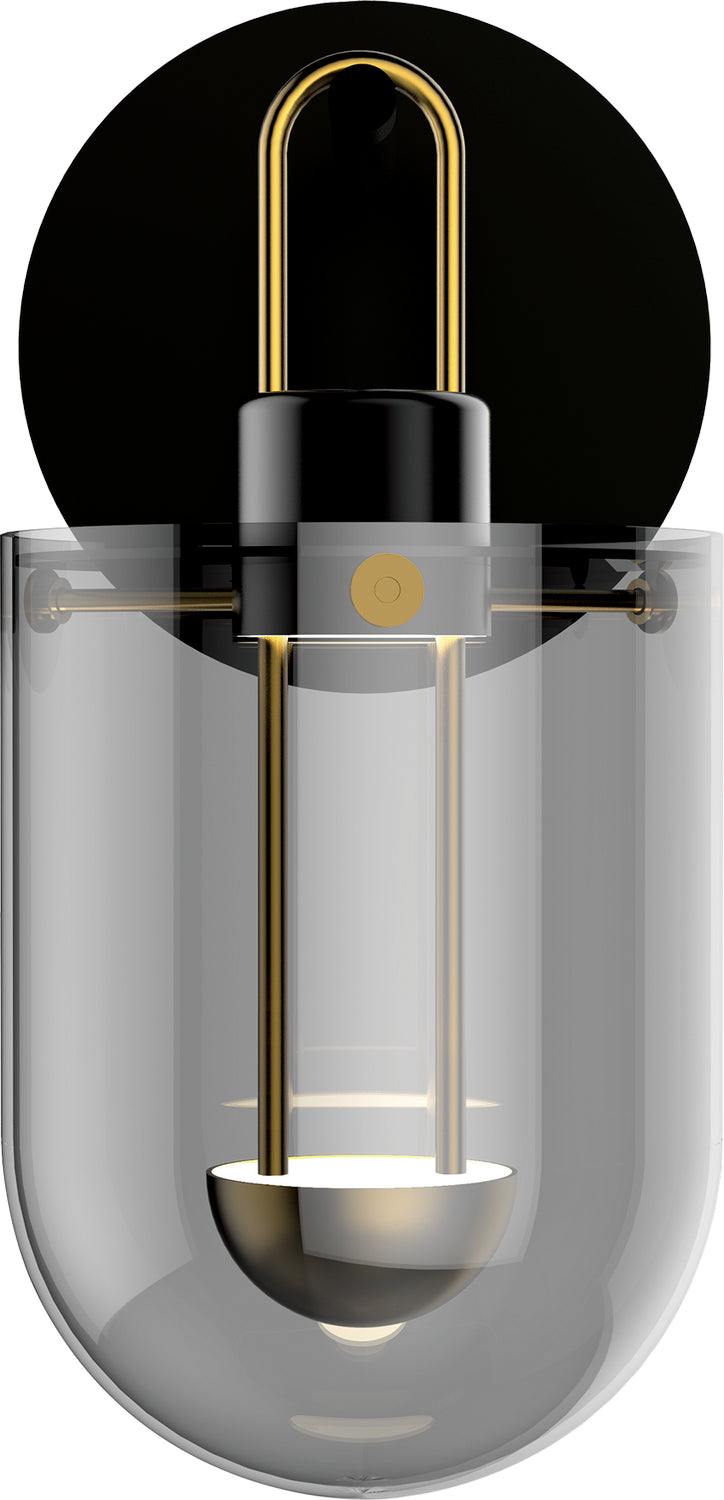 PageOne Century PW131268-SDG/SM Wall Light - Satin Dark Gray