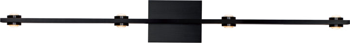 PageOne Aurora PW131322-SBB Bath Vanity Light 39 in. wide - Satin Brushed Black