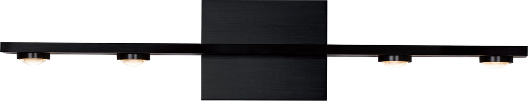 PageOne Aurora PW131324-SBB Bath Vanity Light 25 in. wide - Satin Brushed Black
