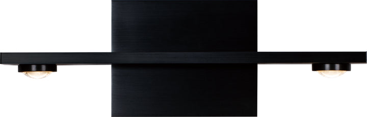 PageOne Aurora PW131325-SBB Bath Vanity Light 15 in. wide - Satin Brushed Black