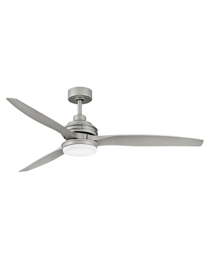 Hinkley Artiste 900160FBN-LWD Ceiling Fan 60 - Brushed Nickel, Silver/