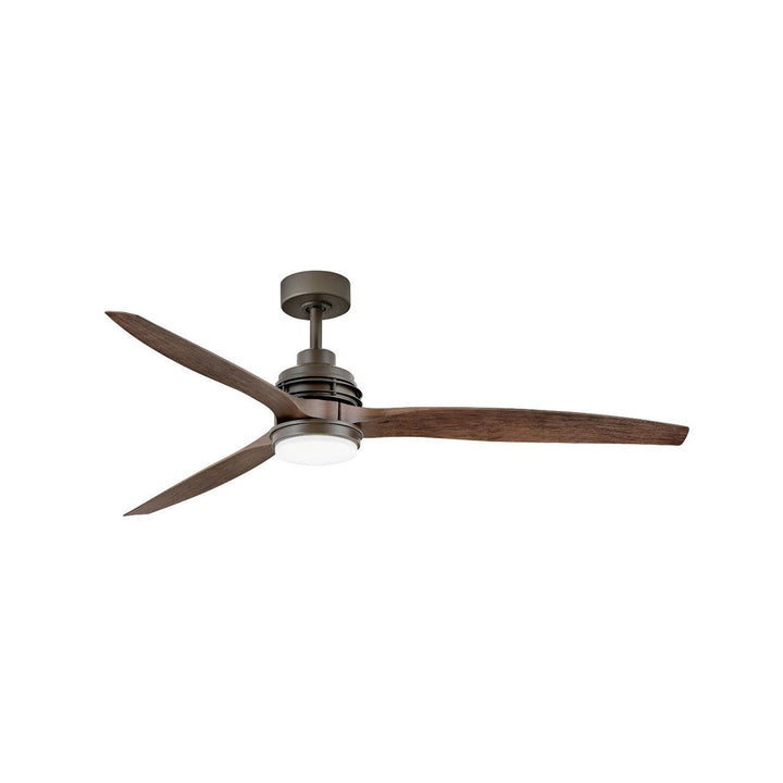 Hinkley Artiste 900160FMM-LWD Ceiling Fan 60 - Metallic Matte Bronze, Walnut/