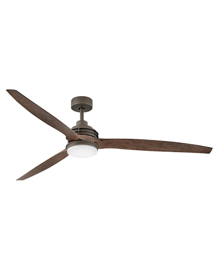 Hinkley Artiste 900172FMM-LWD Ceiling Fan 72 - Metallic Matte Bronze, Walnut/