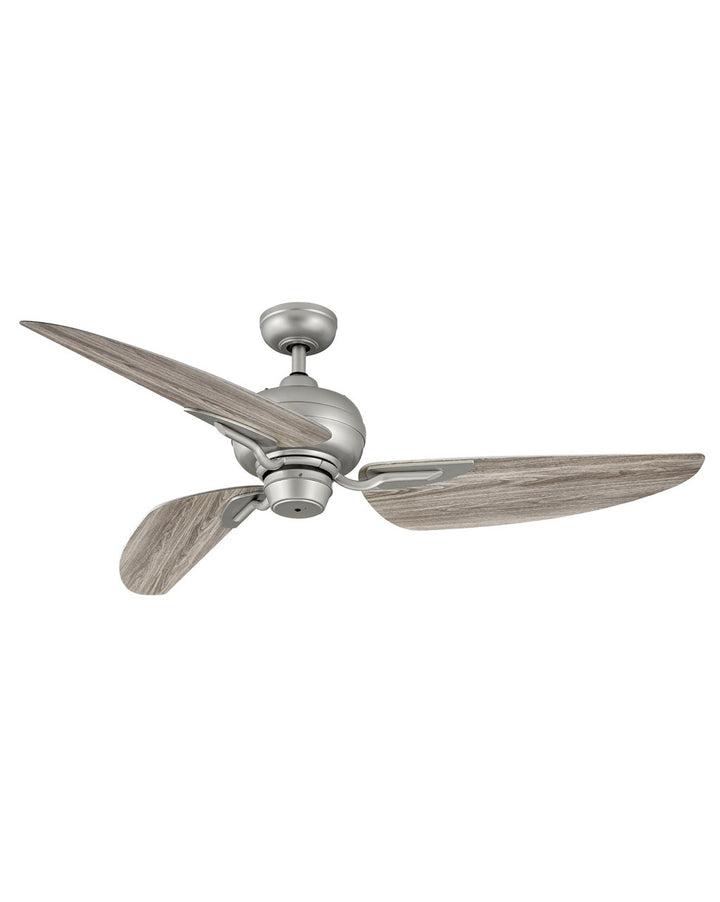 Hinkley Bimini 900260FBN-NWA Ceiling Fan 60 - Brushed Nickel, Weathered Wood/