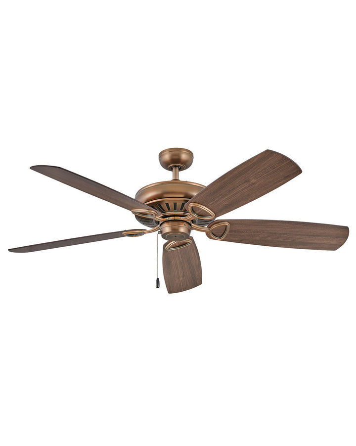 Hinkley Gladiator 900460FAC-NID Ceiling Fan 60 - Antique Copper, Walnut, Birch/