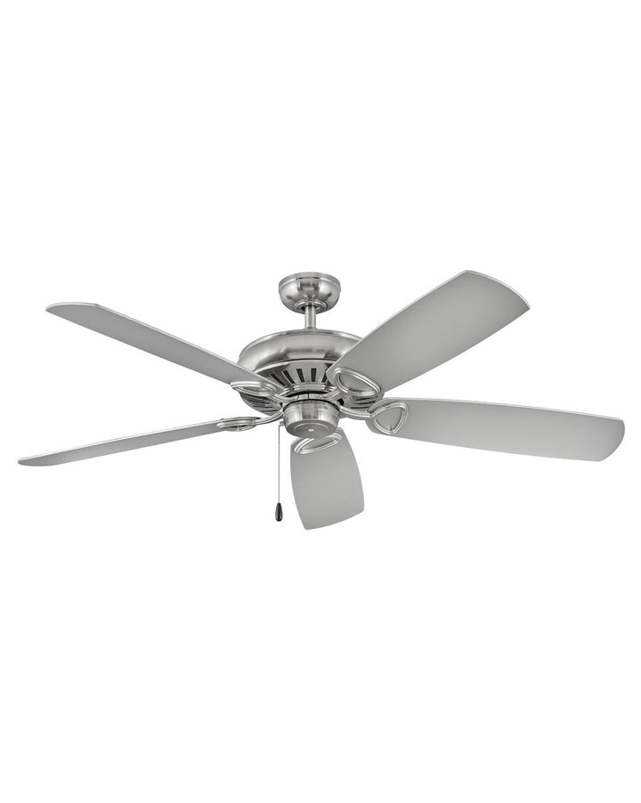 Hinkley Gladiator 900460FBN-NID Ceiling Fan 60 - Brushed Nickel, Dark Walnut, Silver/