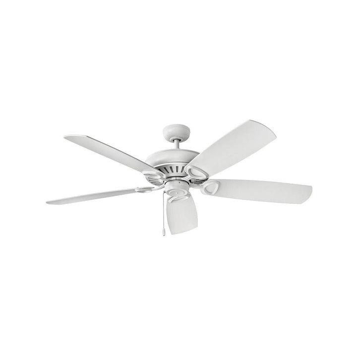 Hinkley Gladiator 900460FCW-NID Ceiling Fan 60 - Chalk White, Chalk White, Weathered Wood/