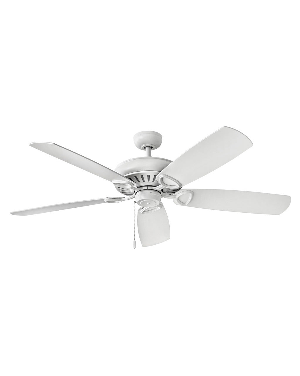 Hinkley Gladiator 900460FCW-NID Ceiling Fan 60 - Chalk White, Chalk White, Weathered Wood/